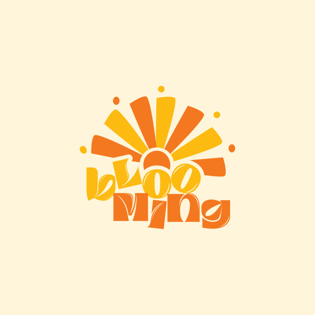 Blooming — logo design by Seedmark Studio