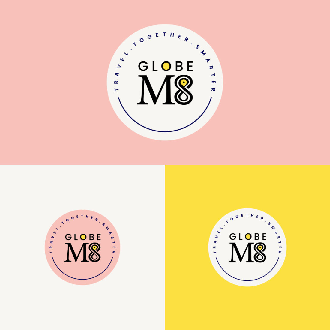 Globe M8 — logo design by Seedmark Studio