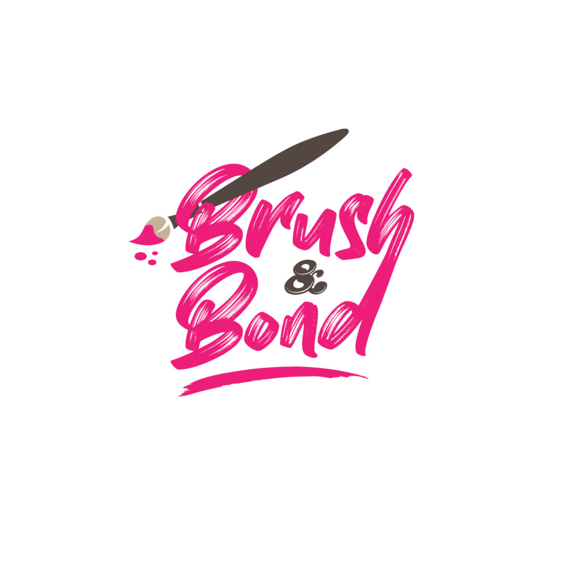 Brush & Bond — logo design by Seedmark Studio
