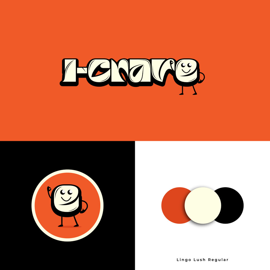 1-Crave — logo design by Seedmark Studio