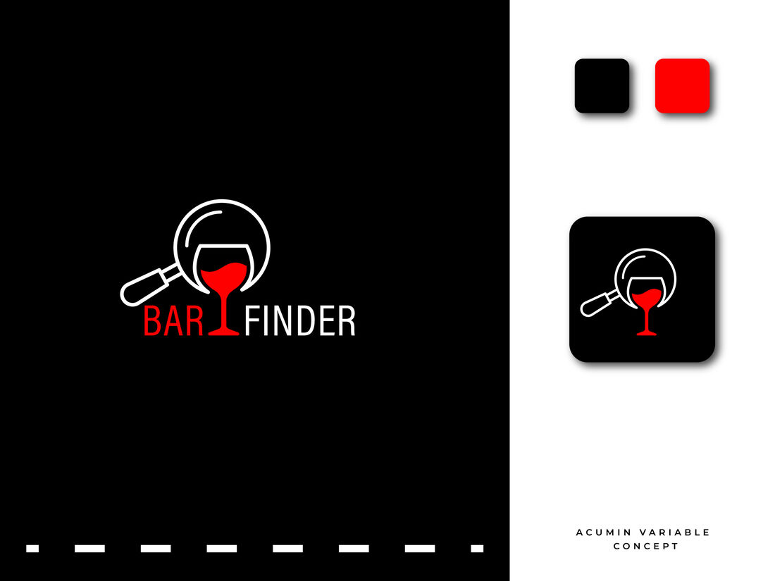 Bar Finder — logo design by Seedmark Studio