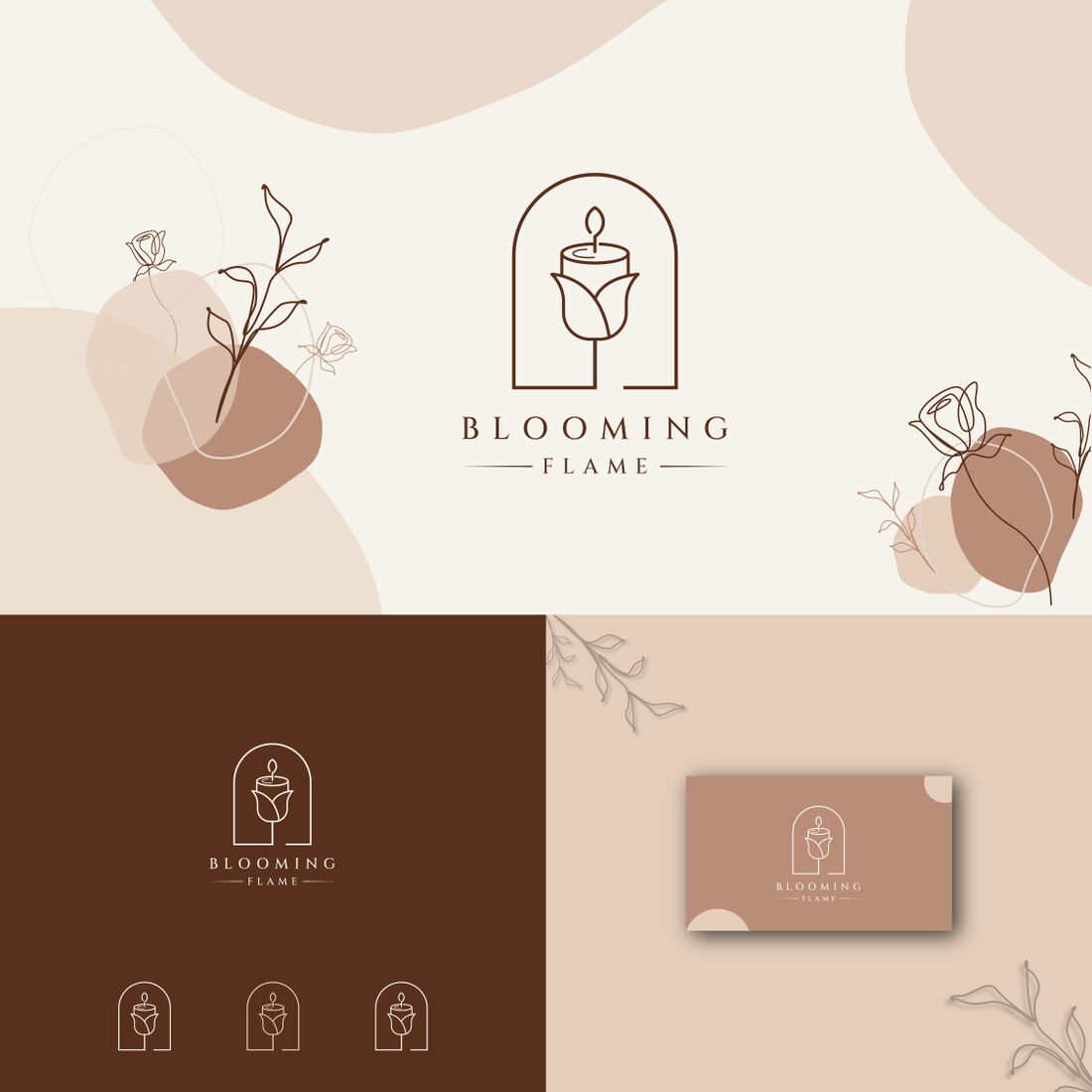 Blooming Frame — logo design by Seedmark Studio
