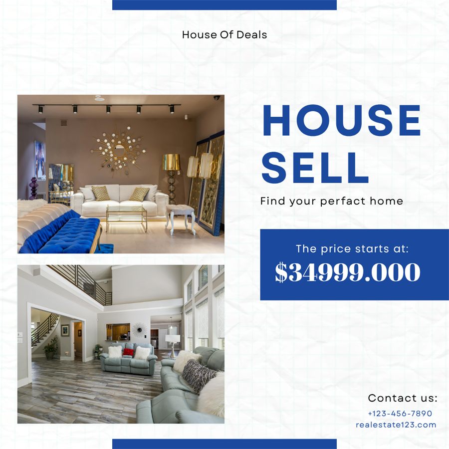 Real-estate social media graphic